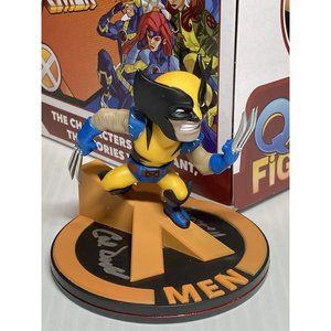 Marvel X-Men Cal Dodd signed autographed Q Fig Wolverine Figure